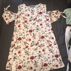 White flowered dress